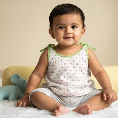 Cotton White Knot Jabla