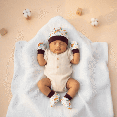 3-in-1 Essentials Pack (Cap + Mittens + Socks)