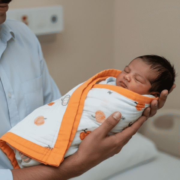 Luxury Muslin 6-Layer Receiving Blanket