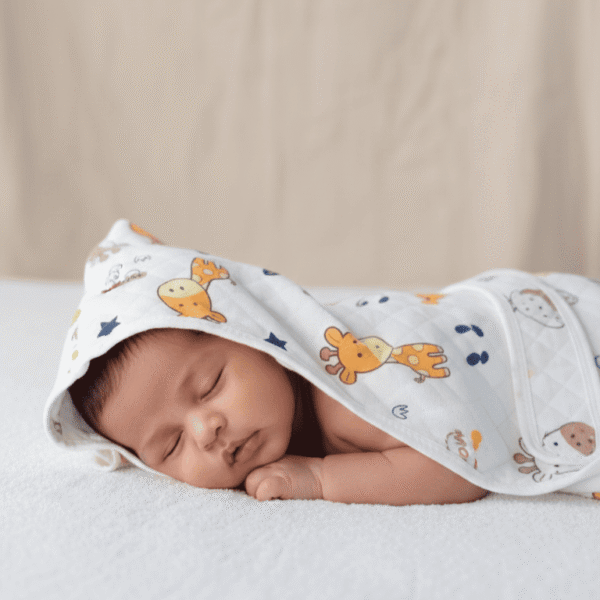 4-Layer Muslin Hooded Towel