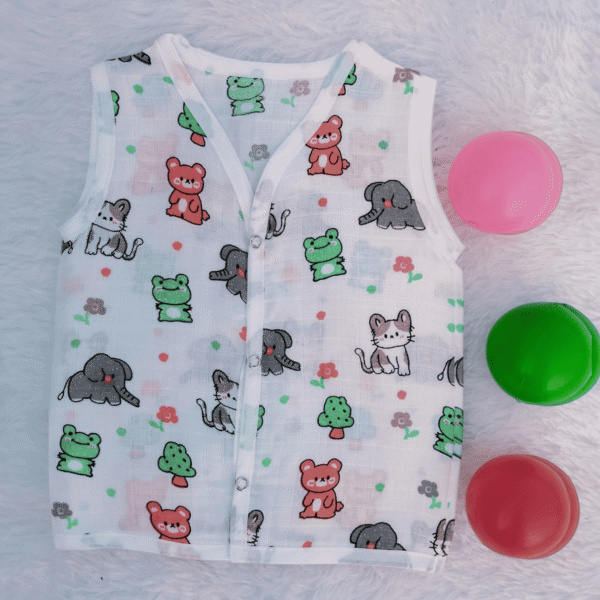 Organic Muslin Button Jabla