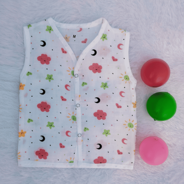 Organic Muslin Button Jabla