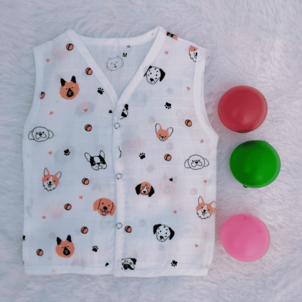Organic Muslin Button Jabla