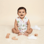 Organic Muslin Button Jabla