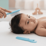 Baby 2pc Set Comb - Gentle Baby Hair Grooming Set (Comb & Brush)