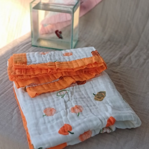 Luxury Muslin 6-Layer Receiving Blanket