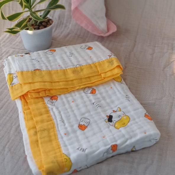 Luxury Muslin 6-Layer Receiving Blanket