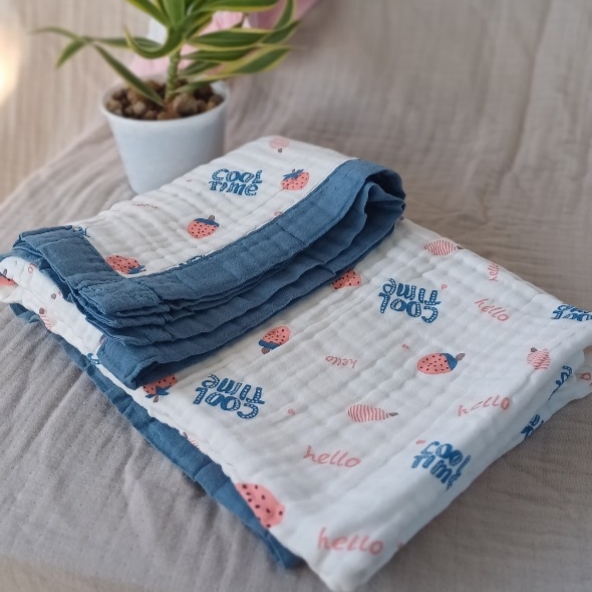 Luxury Muslin 6-Layer Receiving Blanket