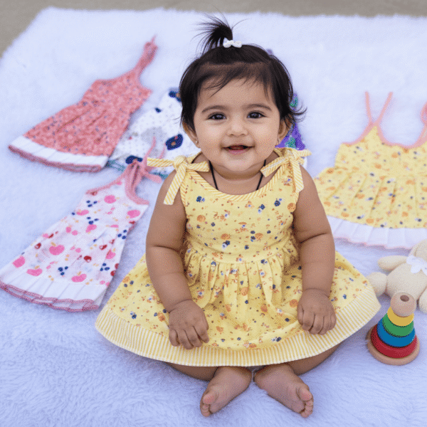 Cotton Knot Frock Trio