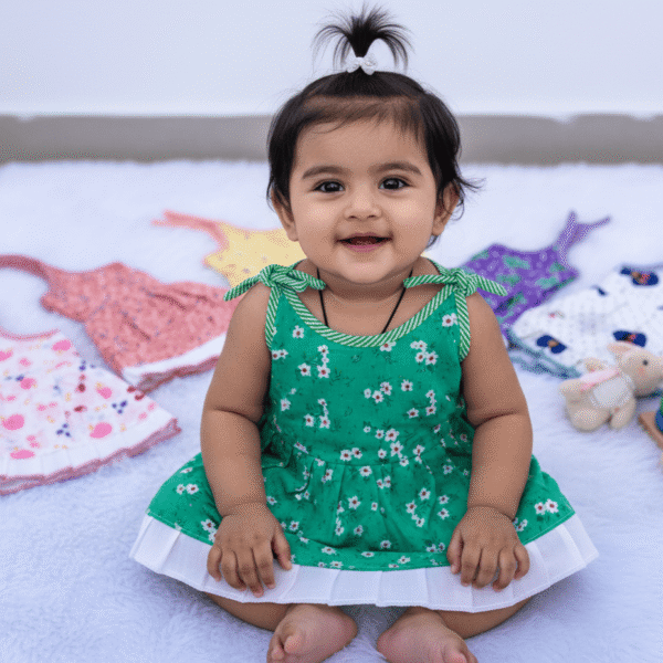 Cotton Knot Frock Trio