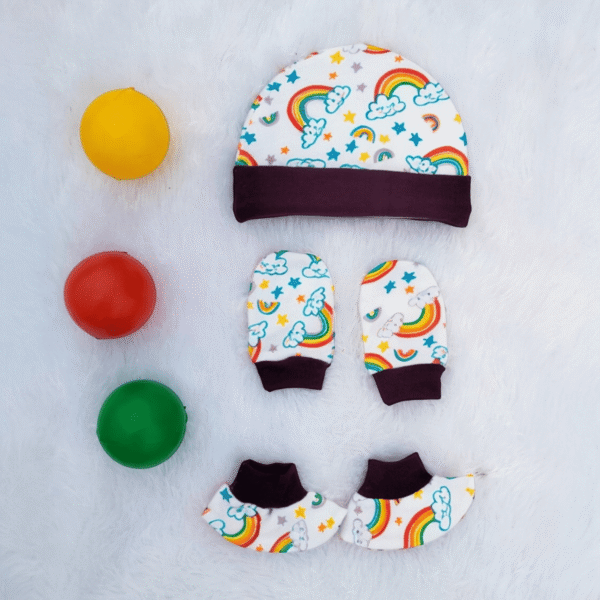 3-in-1 Essentials Pack (Cap + Mittens + Socks)