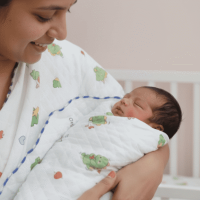 Muslin 4-Layer Receiving Blanket