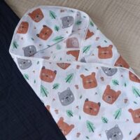 Premium Muslin Hooded Towel