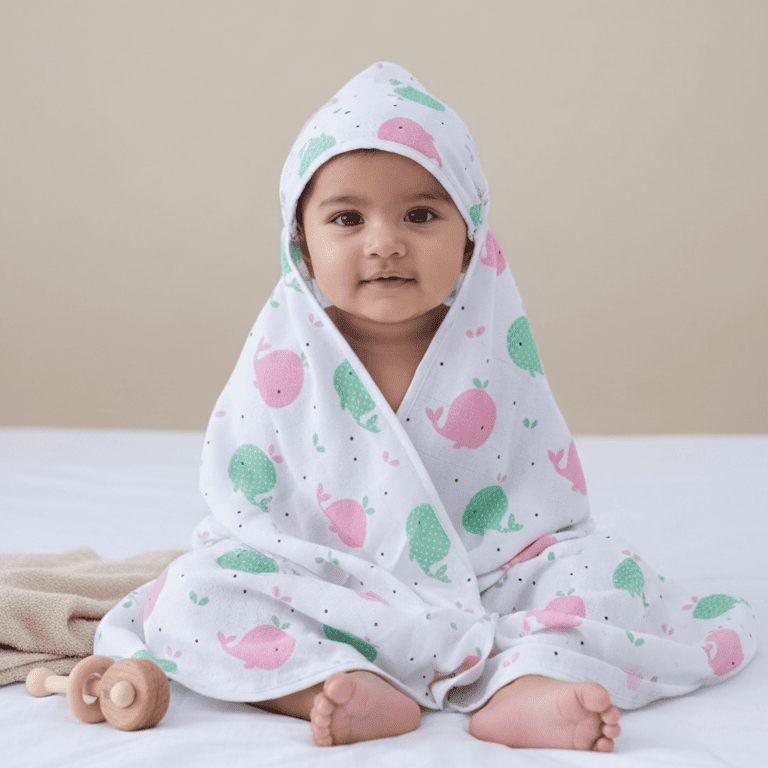 Muslin Hooded Towel