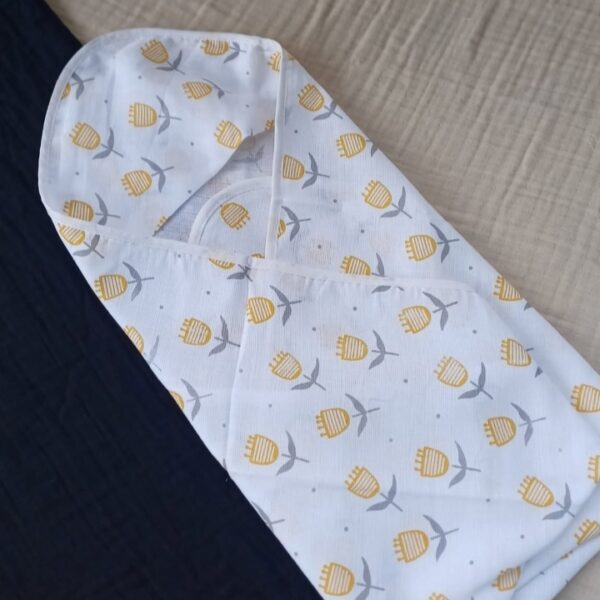 Single Layer Muslin Hooded Towel